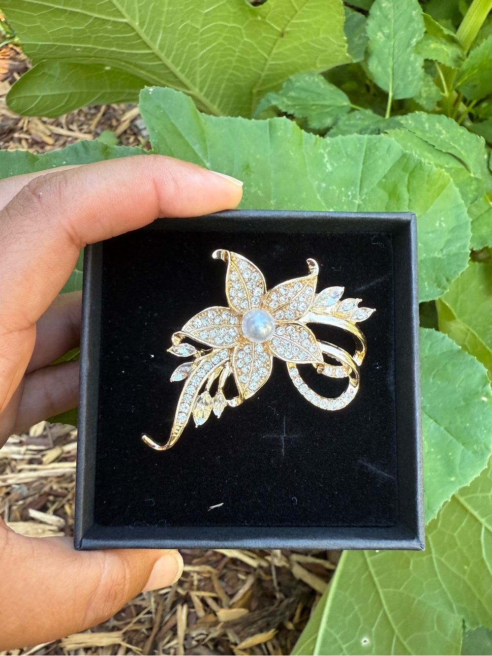 Beautiful flower brooch